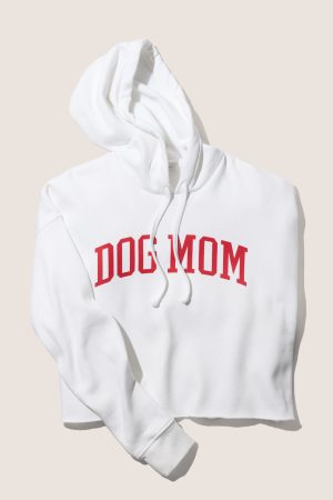 Cropped Dog Mom Hoodie