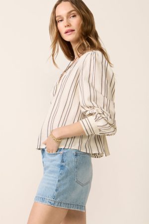 Bailey Button Stripe Blouse