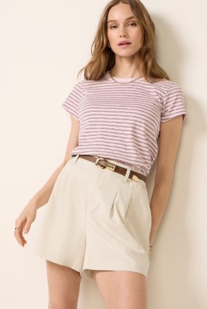 The Slub Stripe Tee