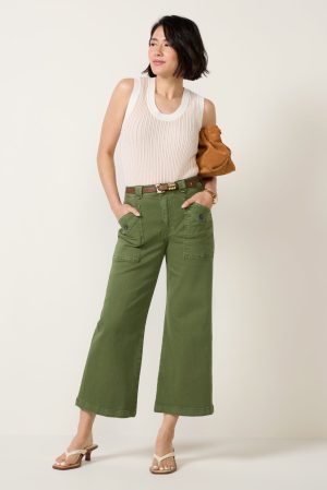 Petite Meg Wide Leg w Utility Pockets Pant